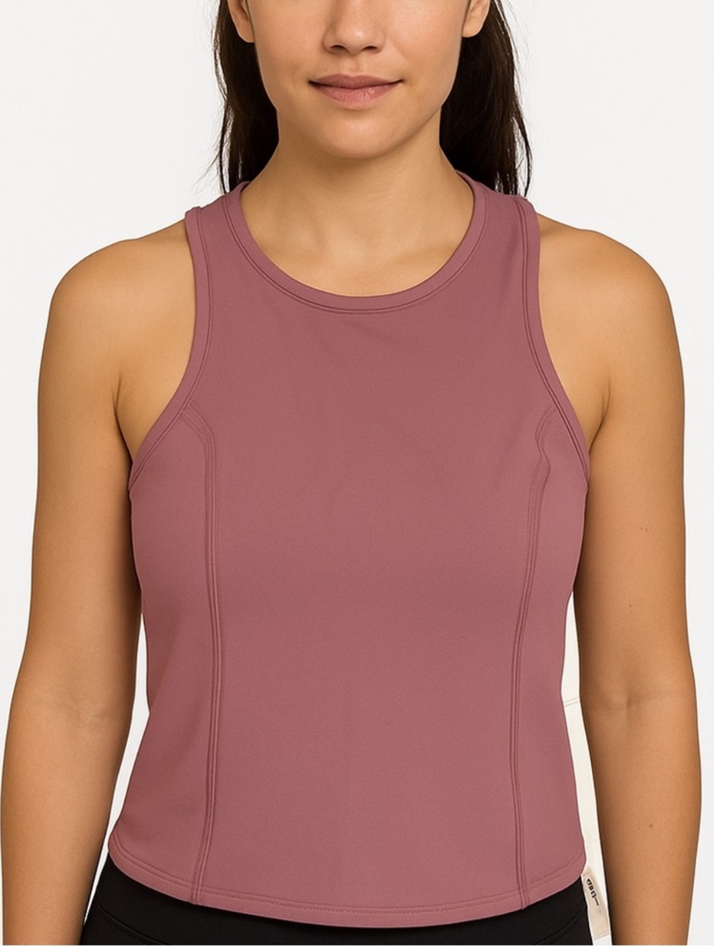 LULULEMON Nulux Racerback Cropped Run tank Velvet Dusk Size 6